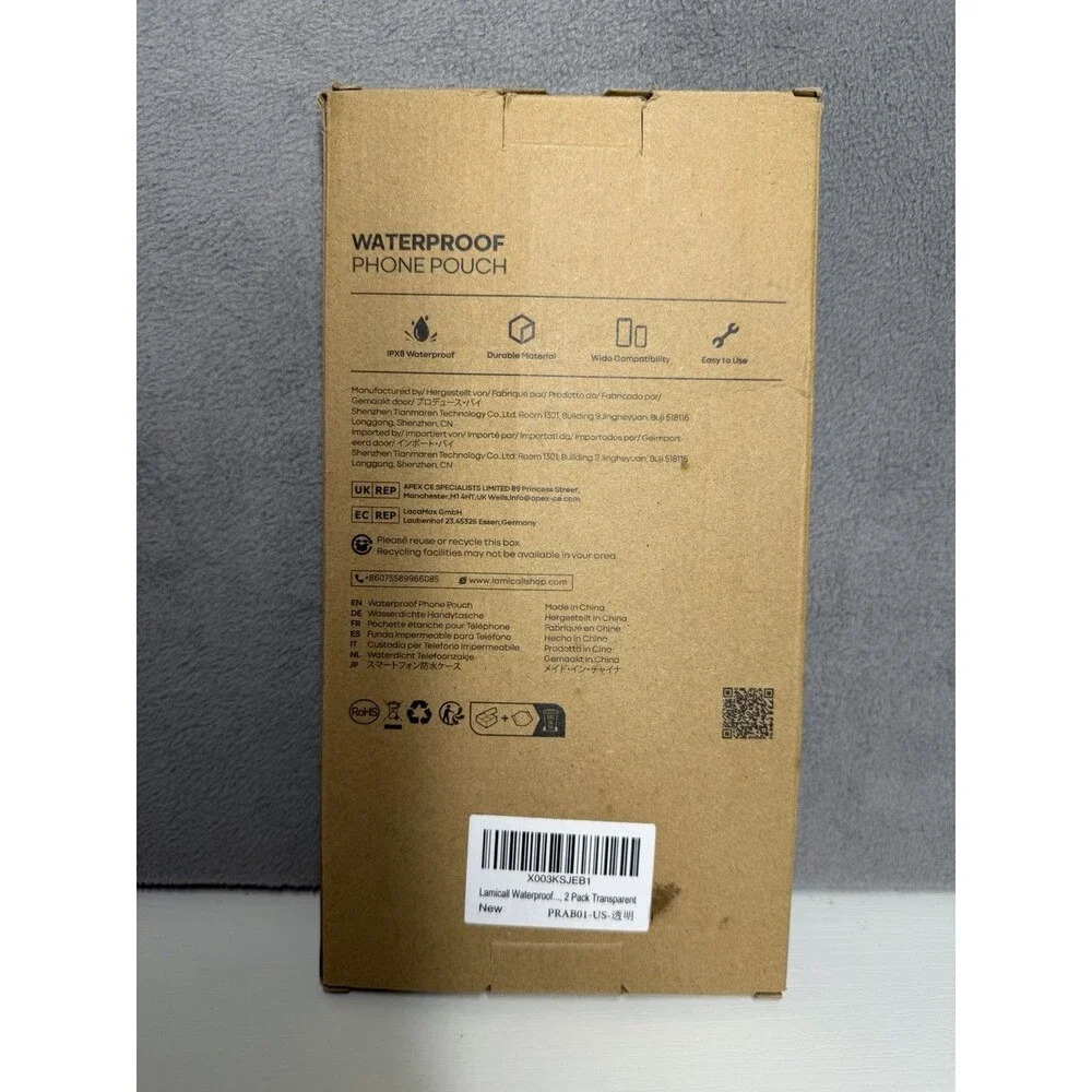 waterproof phone pouch 7 Inches. 2 Pack Fits Most iPhones See Description